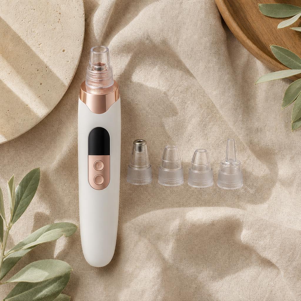 Pore vacuum with interchangeable heads on oat plaster